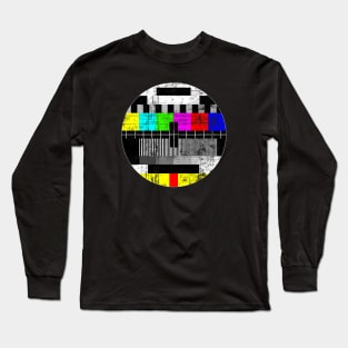 Vintage No Signal TV Long Sleeve T-Shirt